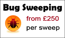 Bug Sweeping Cost in Tyneside